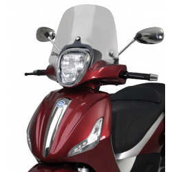 Piaggio Παρμπρίζ Beverly Κοντό Φιμέ Κομπλέ